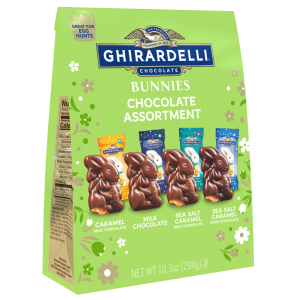 ghirardelli Assorted Chocolate Bunnies 10.3oz Bag