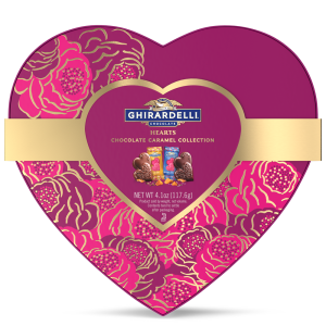 ghirardelli Chocolate Caramel Hearts Gift Box