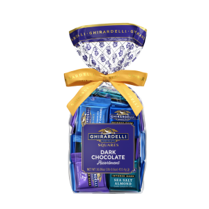 ghirardelli Dark Chocolate Assorted SQUARES Gift Bag 1lb