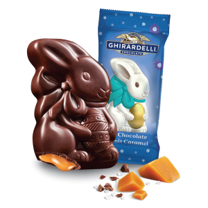 ghirardelli Dark Chocolate Sea Salt Caramel Bunnies Case Pack (500 ct)