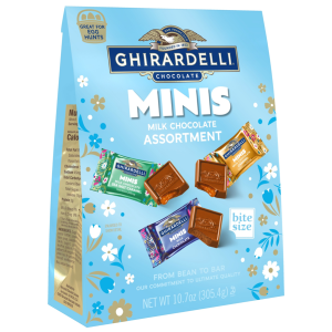 ghirardelli Assorted Milk Chocolate Minis 10.7oz Bag